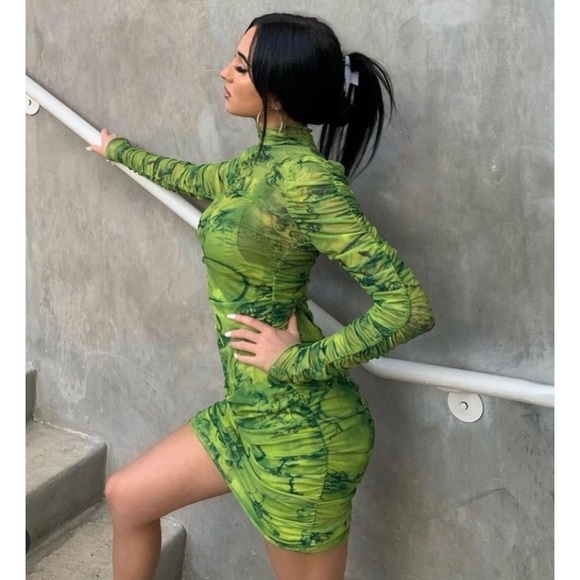 ❤️ TRENDY LONG SLEEVE PARTY DRESS - Picture 5 of 7